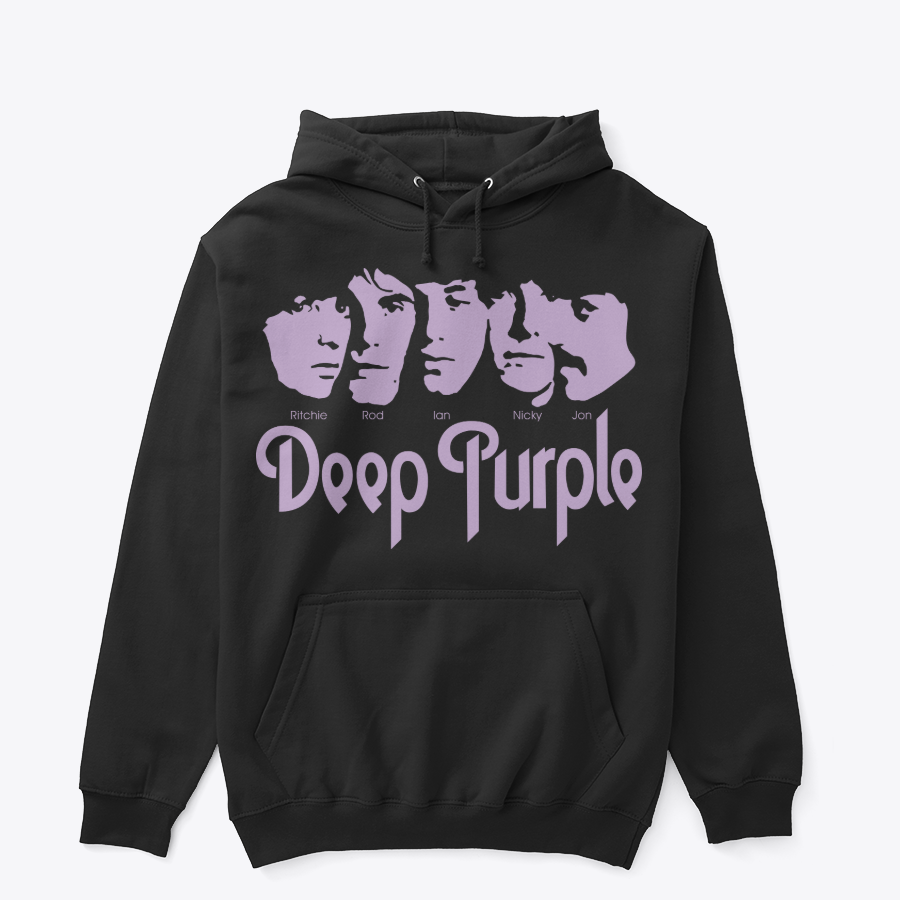 Deep Purple Classic Logo Hoodie – Premium Unisex Rock Band Merch