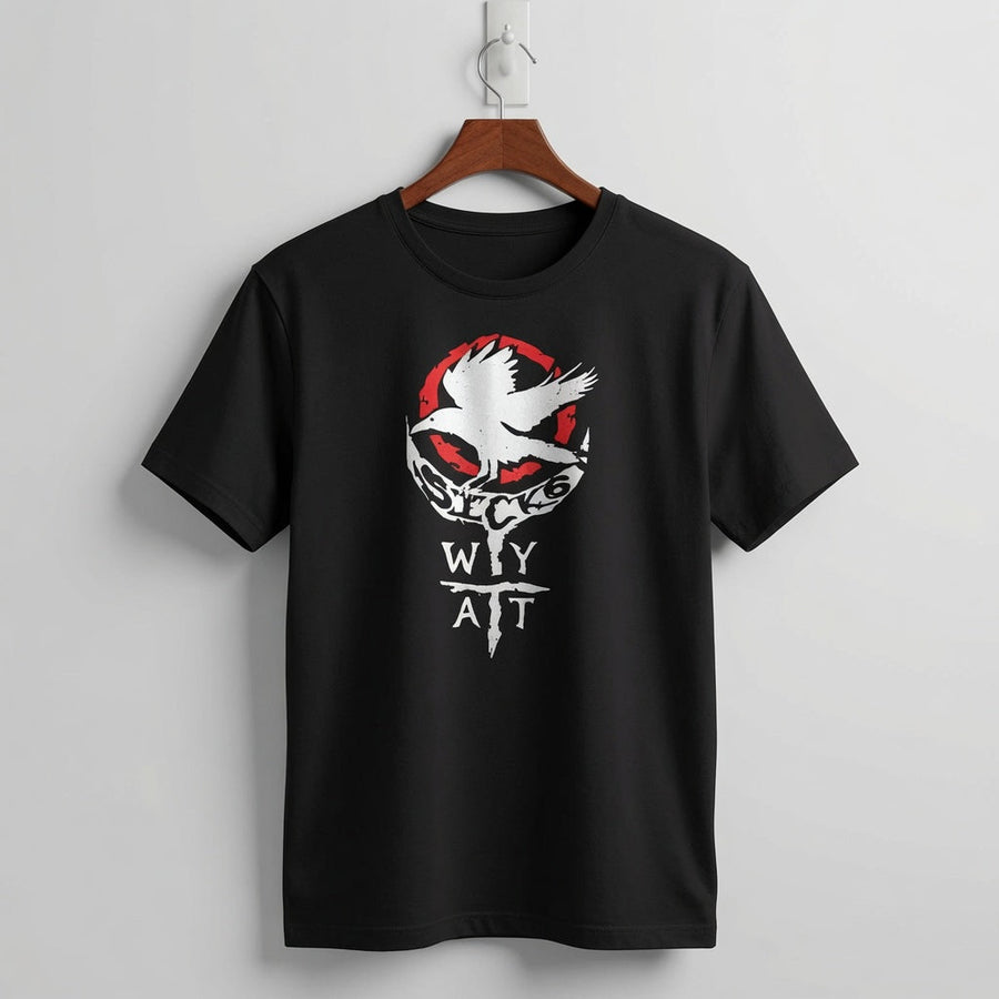 "Sec 6 Wiy Att" Distressed Raven Graphic Tee
