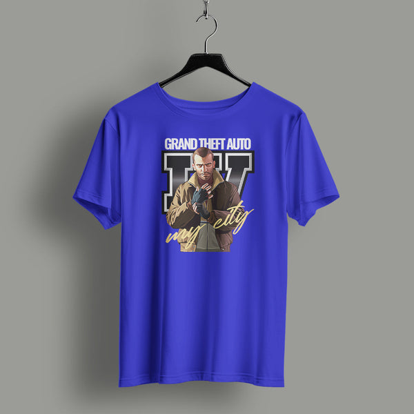 Inspired by GTA IV Niko Cover Art T-Shirt