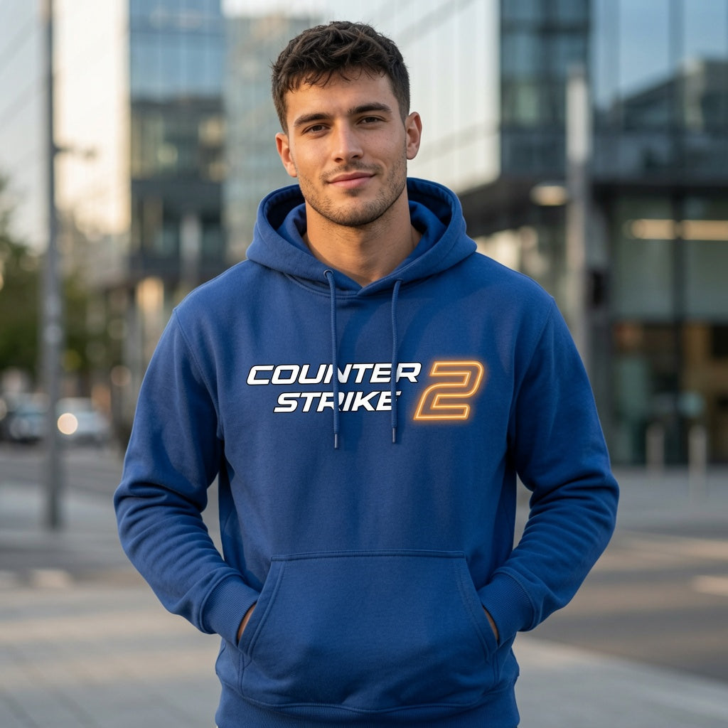 Counter-Strike 2 Hoodie CS2 Gaming Men Black Pullover Graphic Sweatshirt Gift
