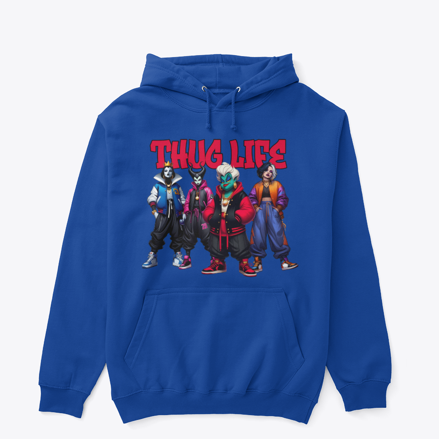 Thug Life Crew Graphic Hoodie