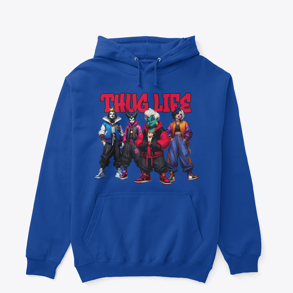 Thug Life Crew Graphic Hoodie