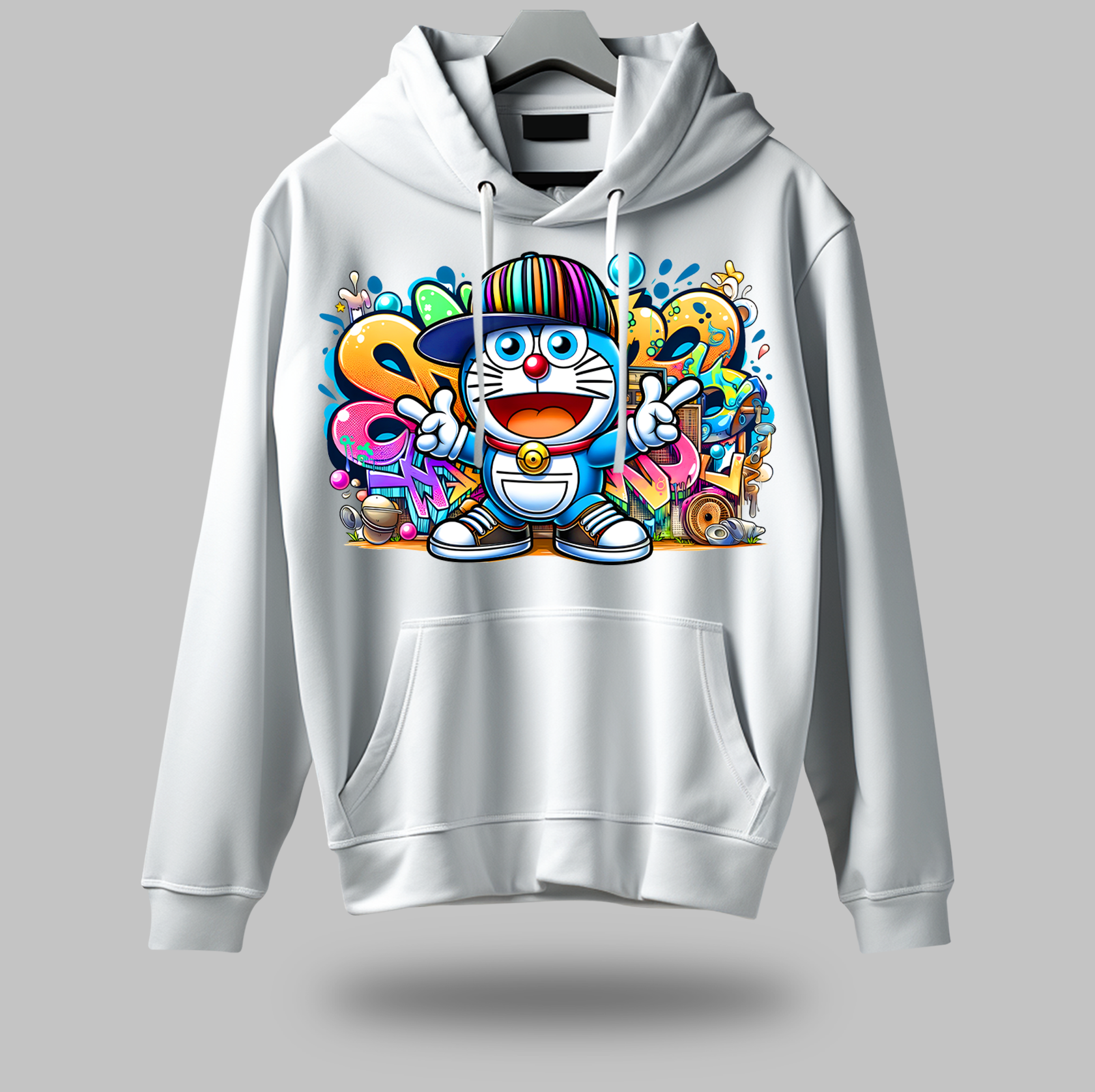 Doraemon Graffiti Hoodie