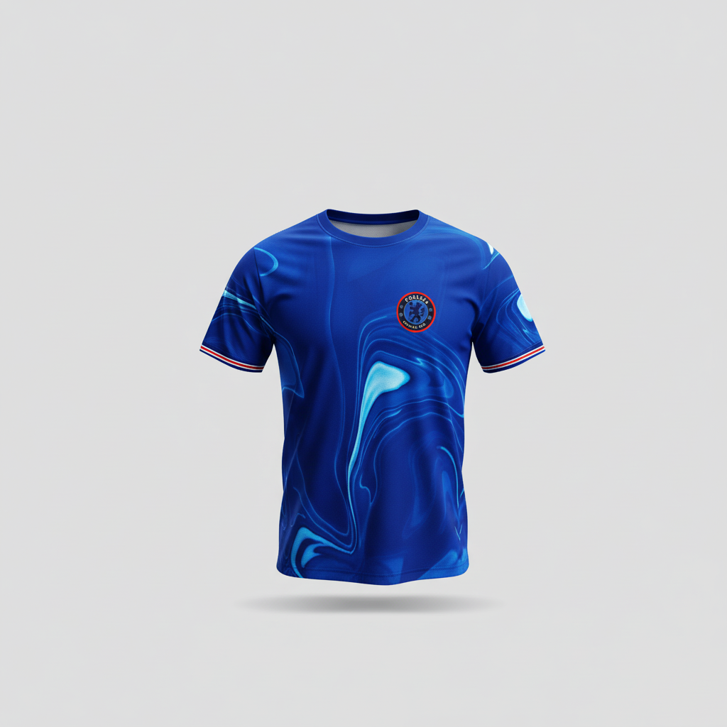 Chelsea FC Swirl Football T-Shirt