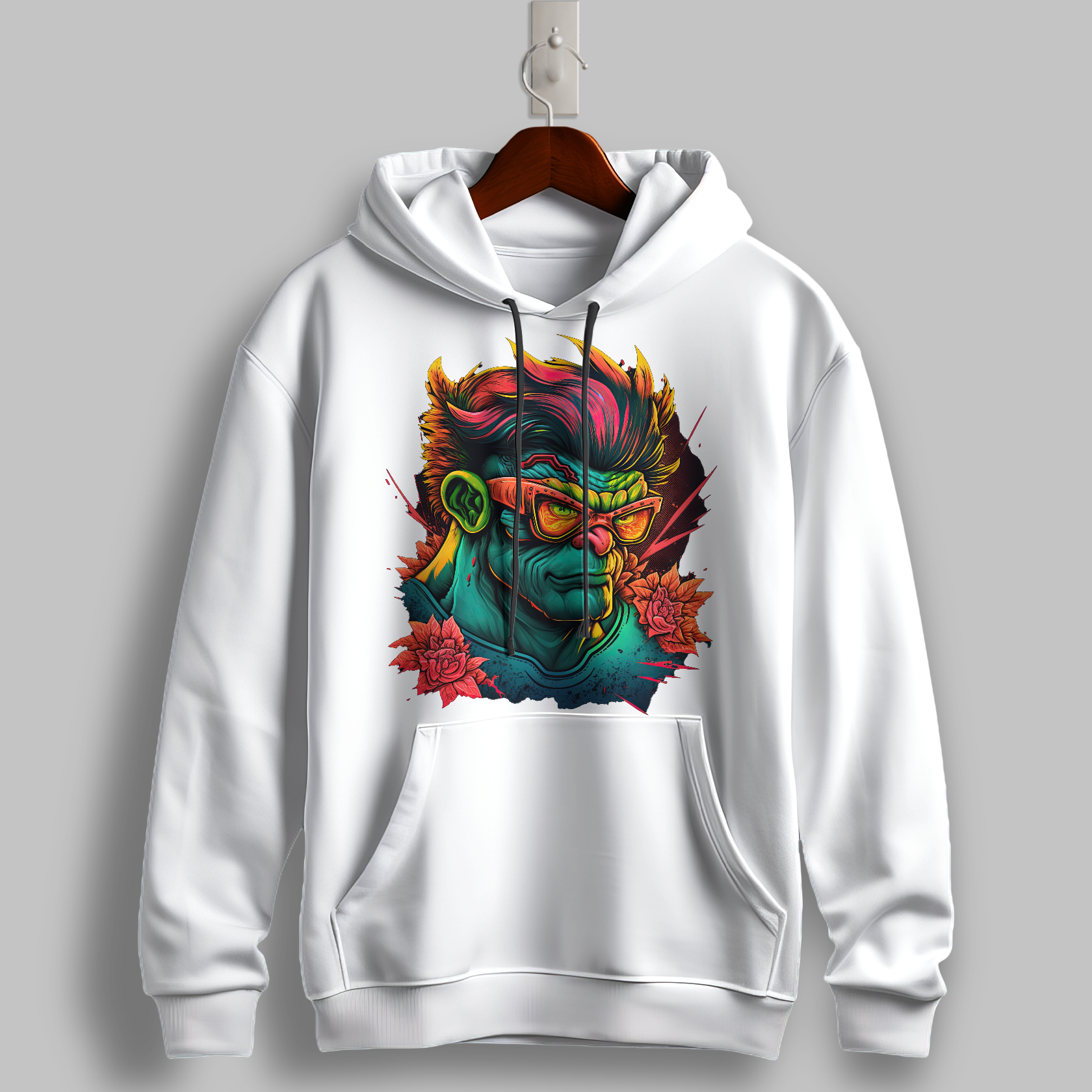Abstract Flow Hoodie