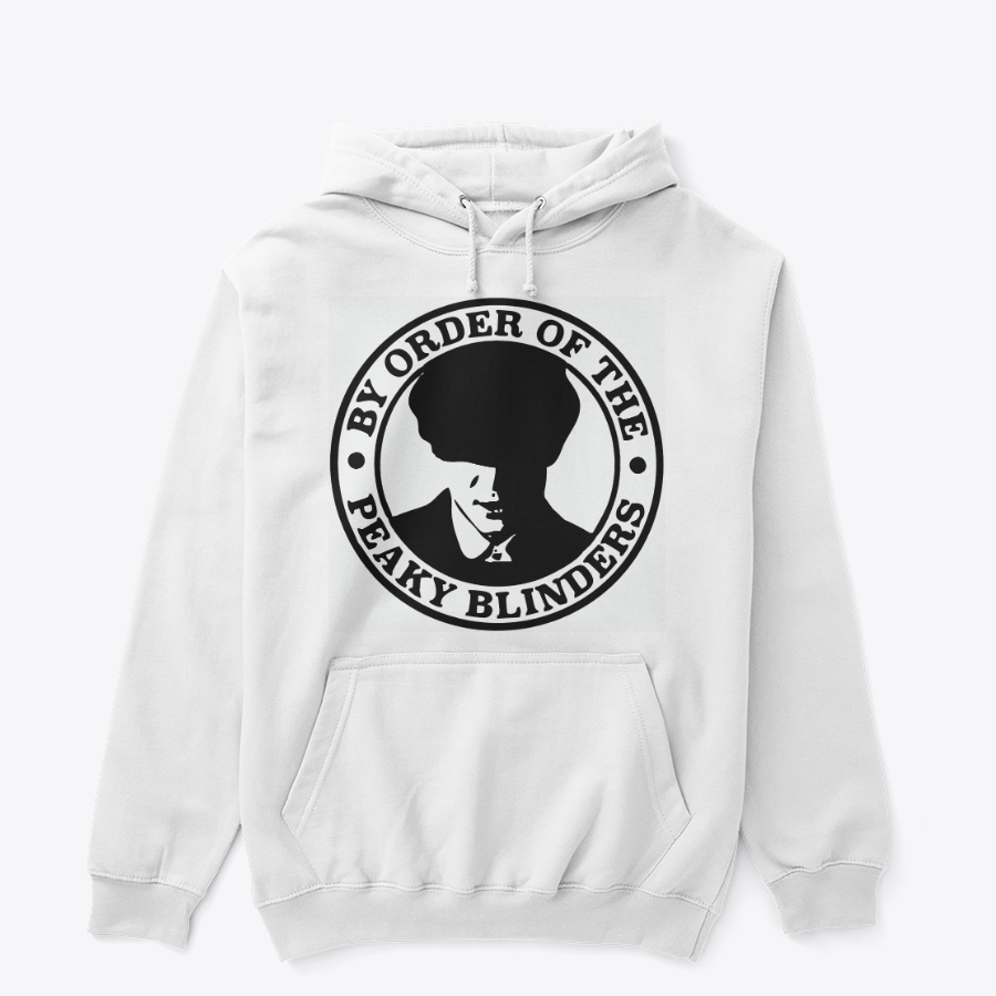 Peaky Blinders By Order Of The Peaky Blinders Thomas Shelby Silhouette Circular Badge Premium Streetwear Hoodie