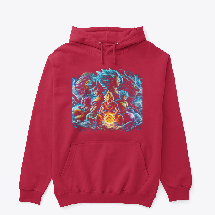 Legendary Saiyan Evolutions Graphic Hoodie