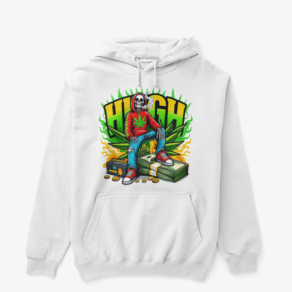 High Life Skull Graphic Hoodie