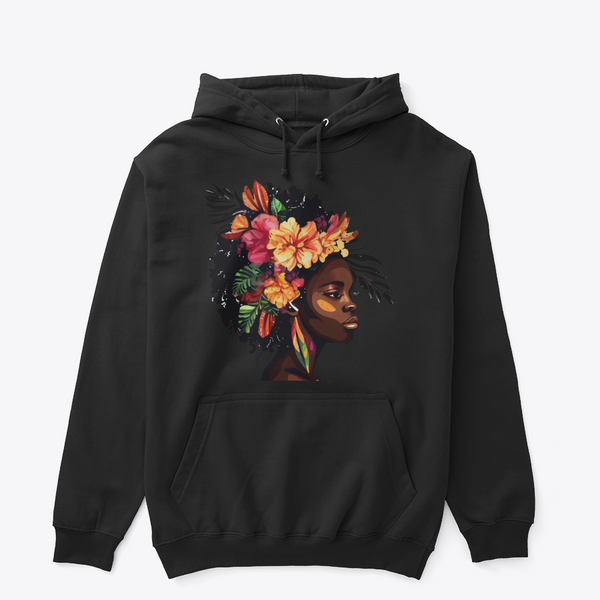 Radiant Bloom Graphic Hoodie