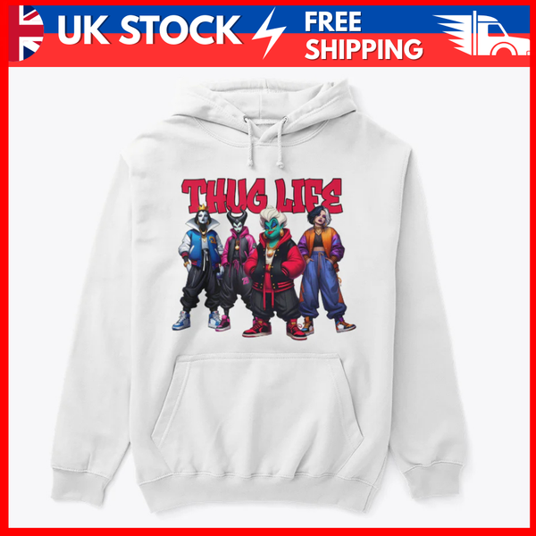 Thug Life Crew Graphic Hoodie