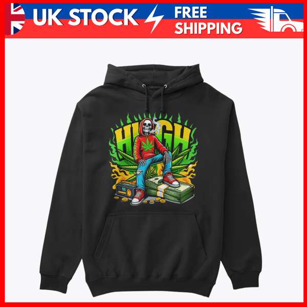 High Life Skull Graphic Hoodie