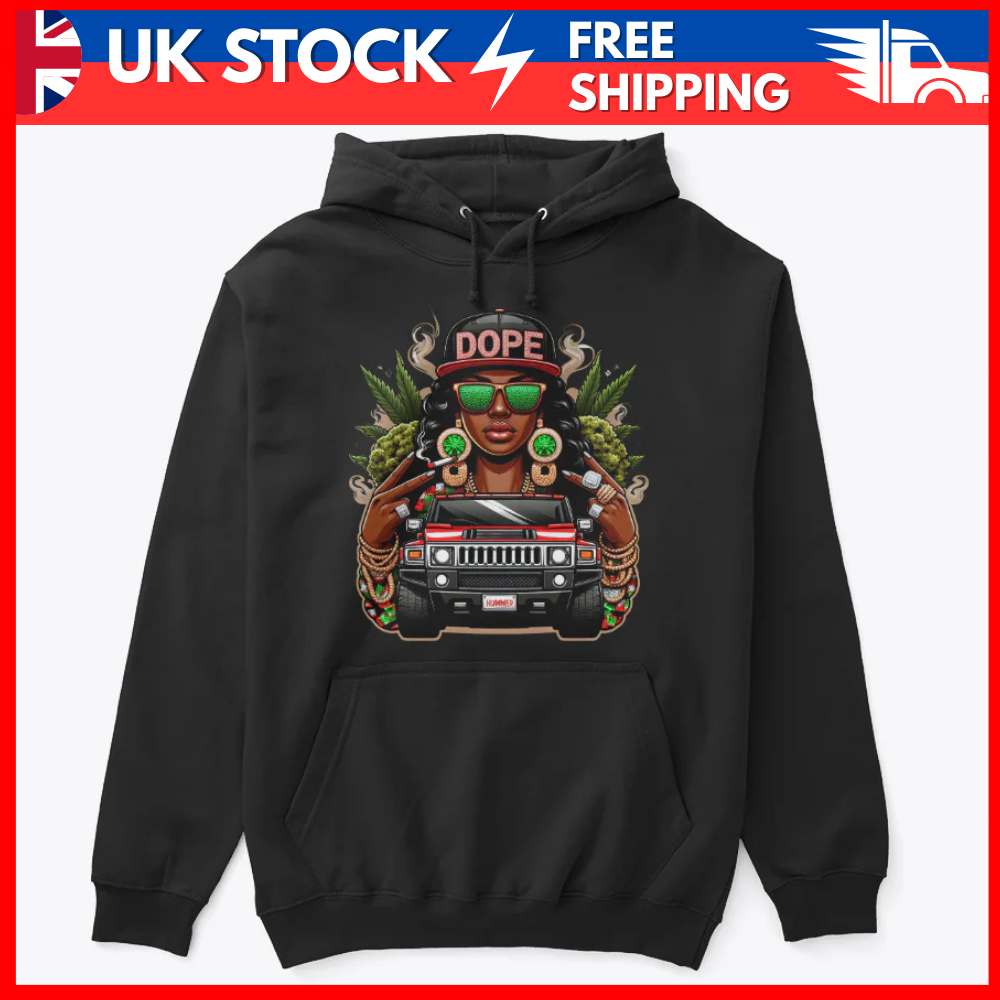 DOPE Street Queen Graphic Hoodie – Premium Unisex Hoodie