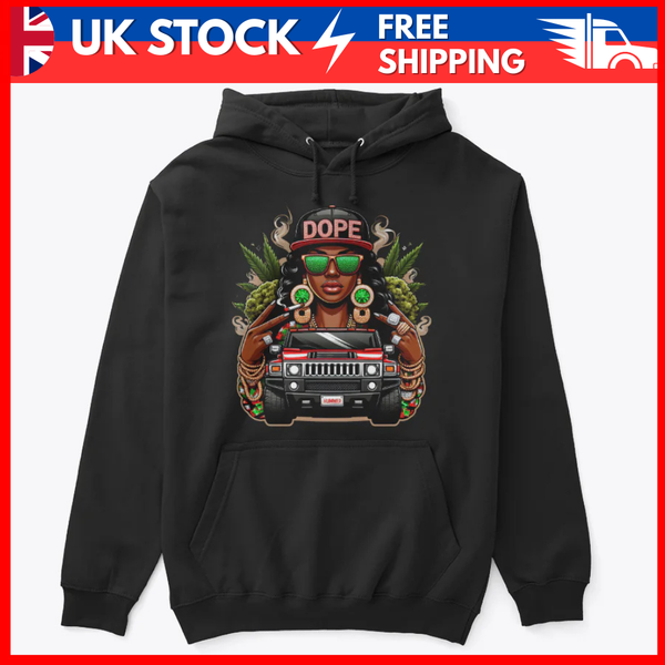 DOPE Street Queen Graphic Hoodie – Premium Unisex Hoodie