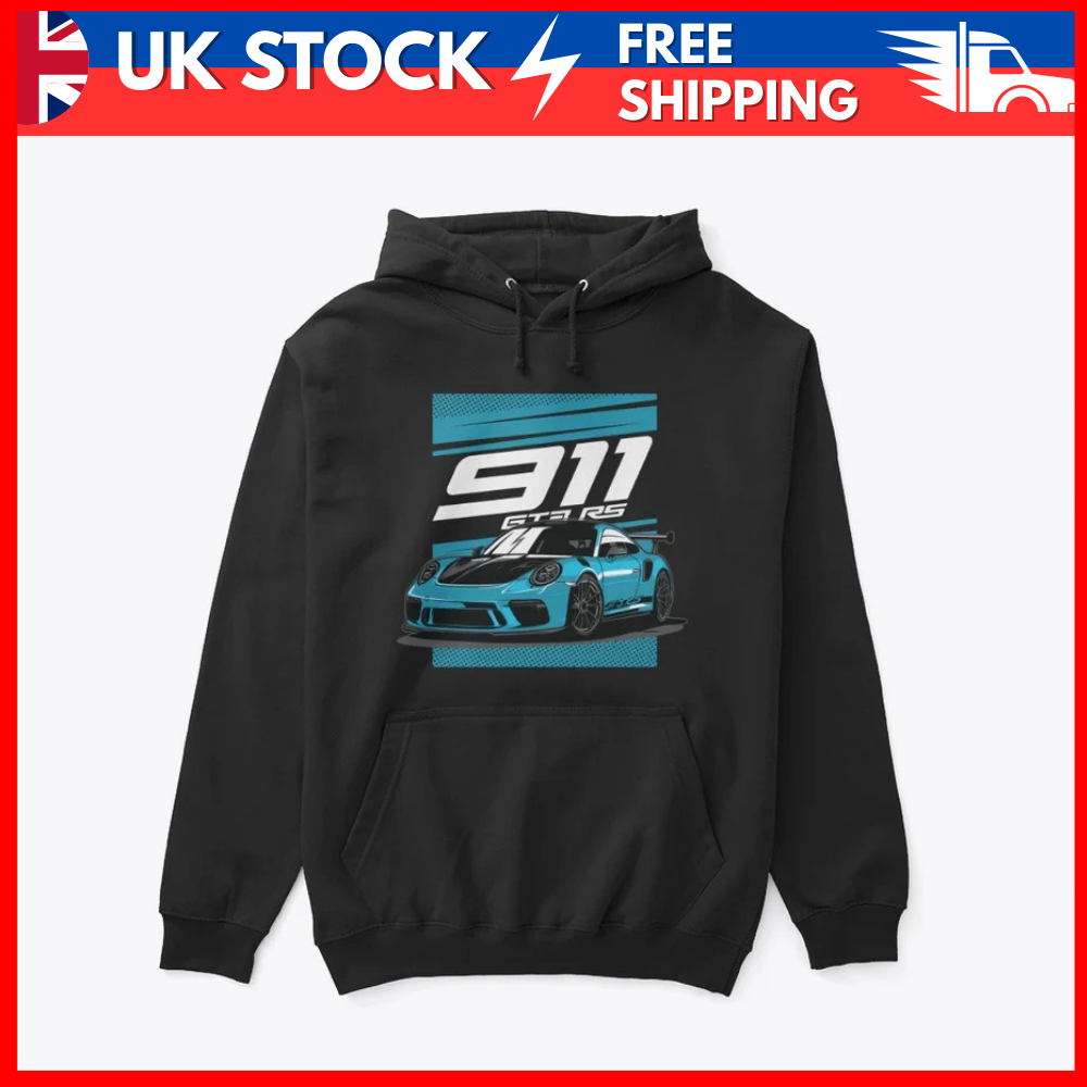 Porsche 911 GT3 RS Racing Black Hoodie