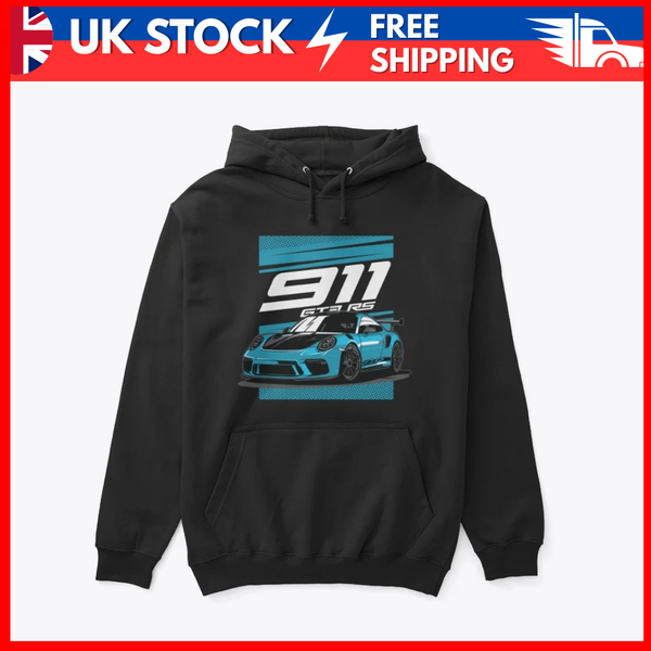 Porsche 911 GT3 RS Racing Black Hoodie