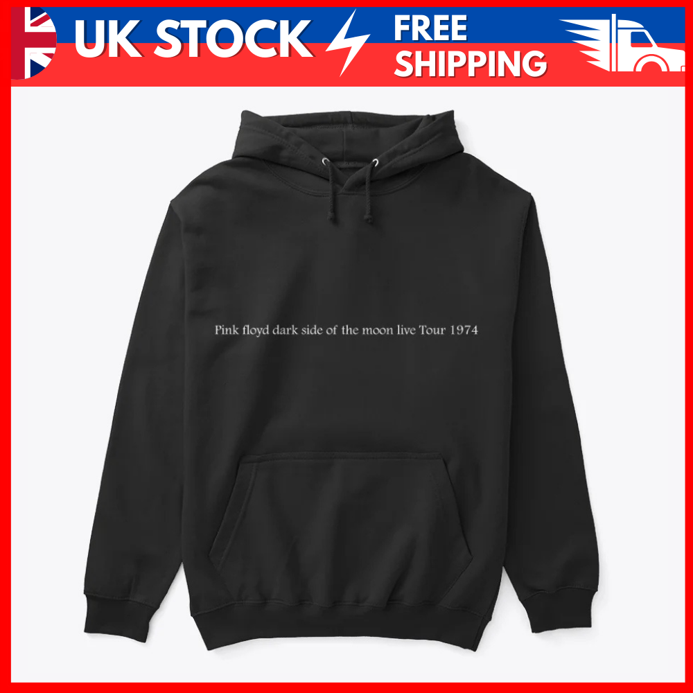 Pink Floyd Dark Side of the Moon Live Tour 1974 Printed Hoodie