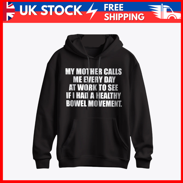 "Healthy Check" Black Hoodie