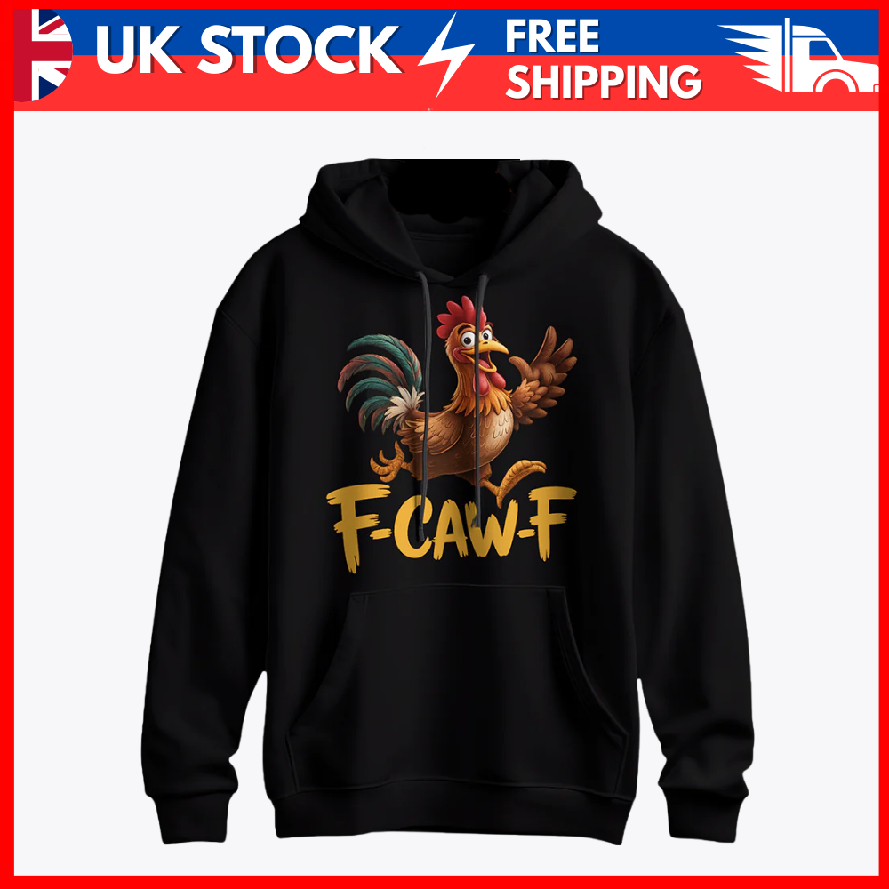 Funny Rooster  Hoodie – Cartoon Humor Design