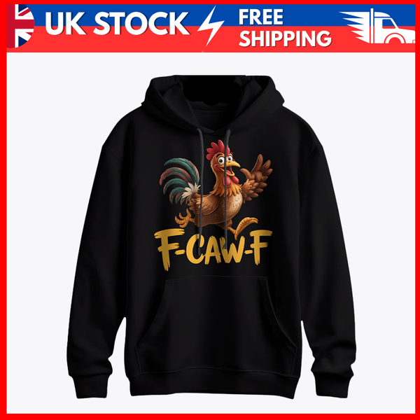 Funny Rooster  Hoodie – Cartoon Humor Design