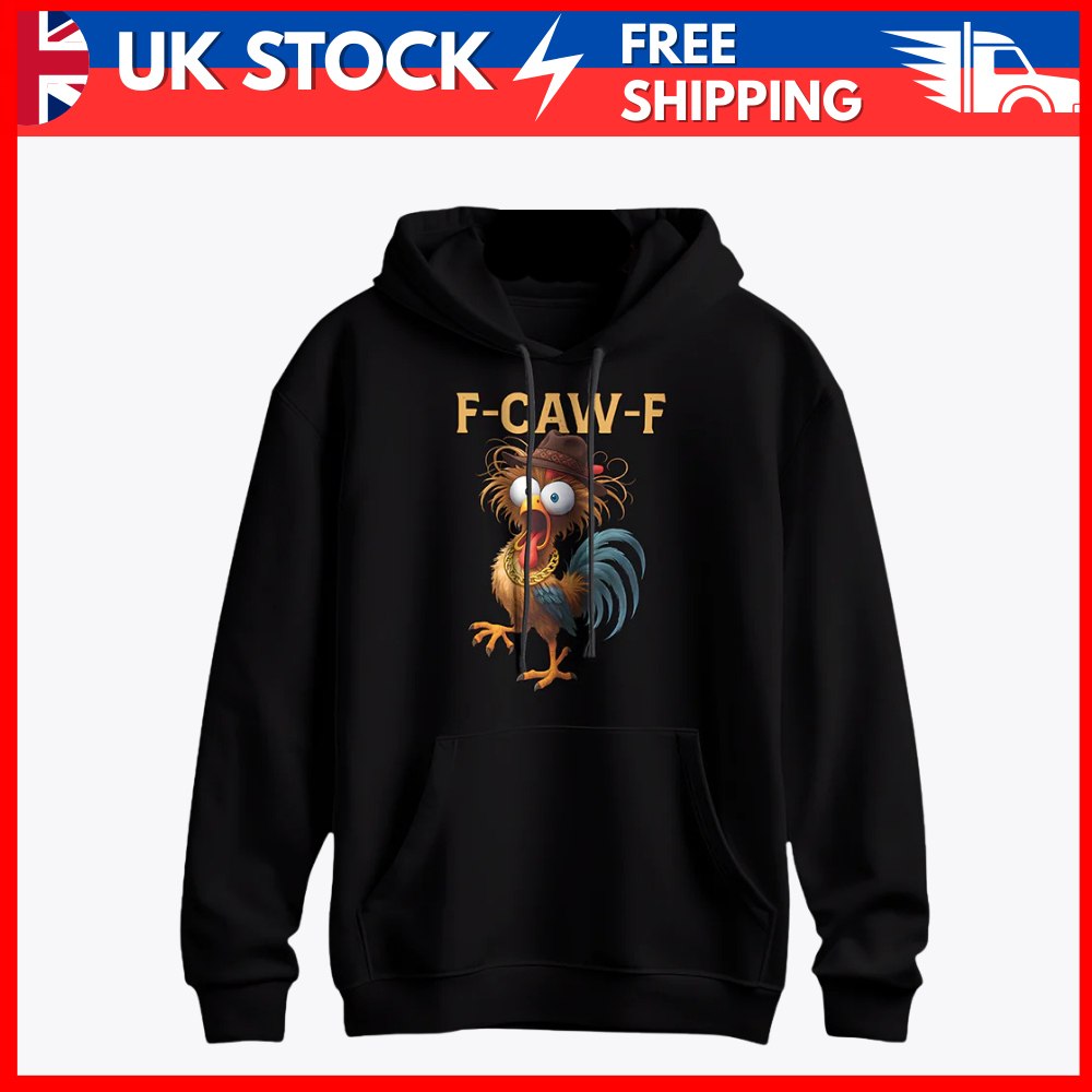 Funny Cowboy Rooster  Hoodie – Cartoon Humor