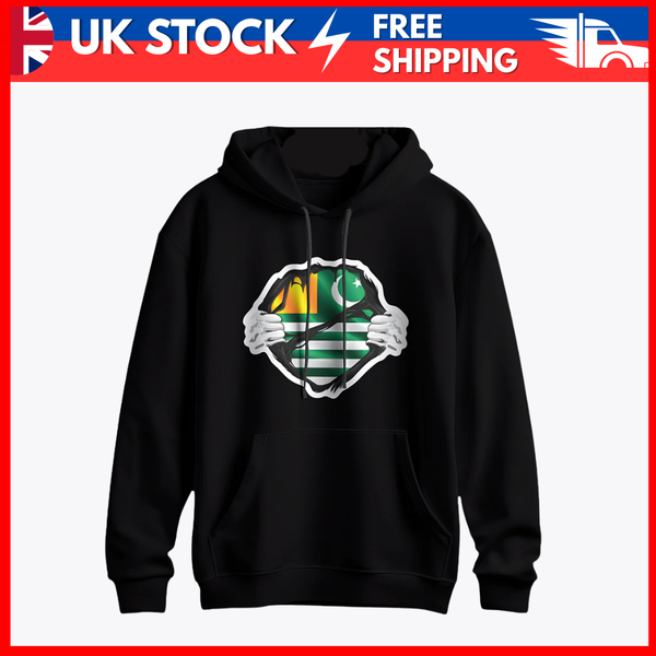 Azad Jammu and Kashmir Flag Hoodie