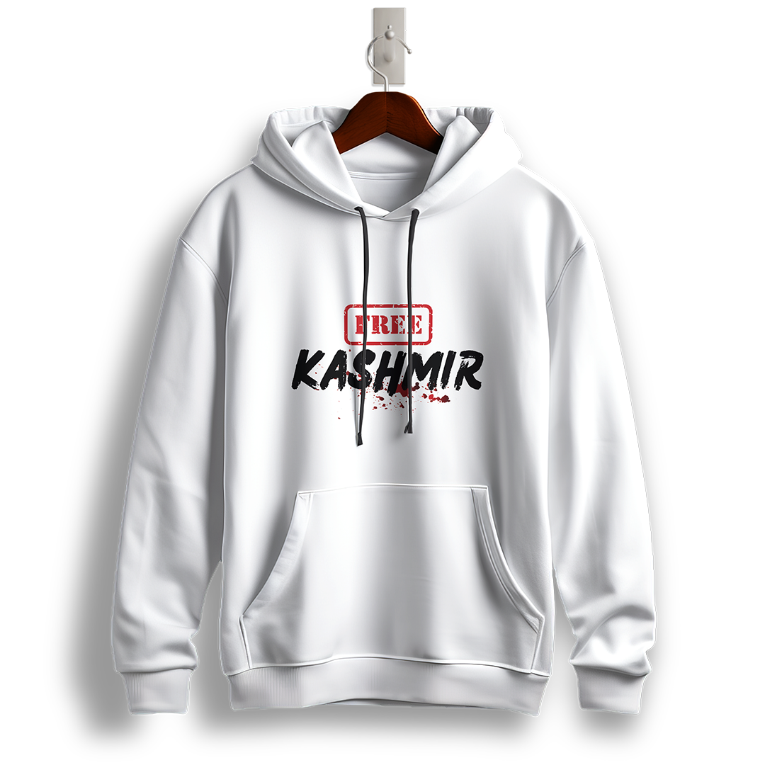 Free Kashmir Blood Handprint Hoodie