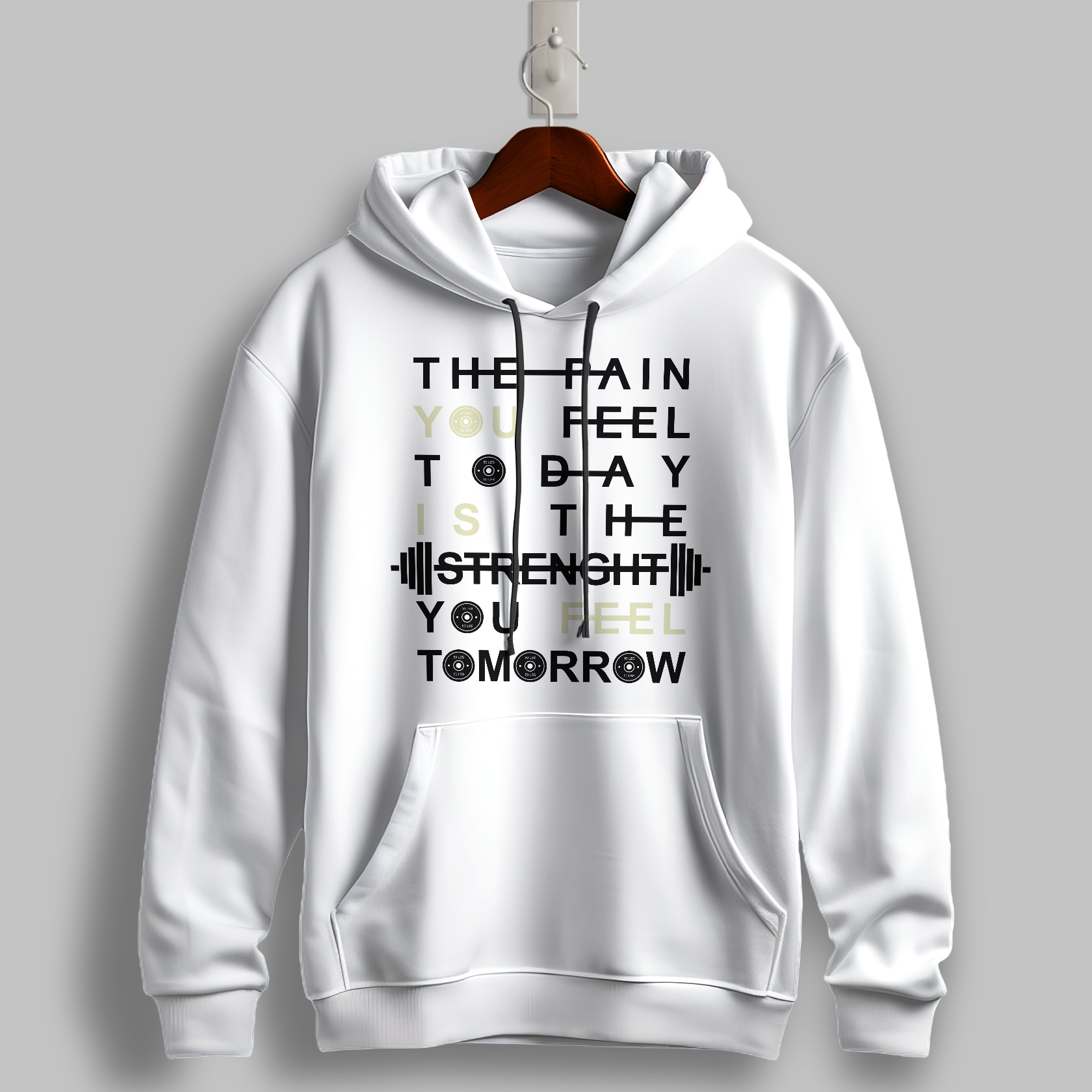 Strength Tomorrow Motivational Hoodie