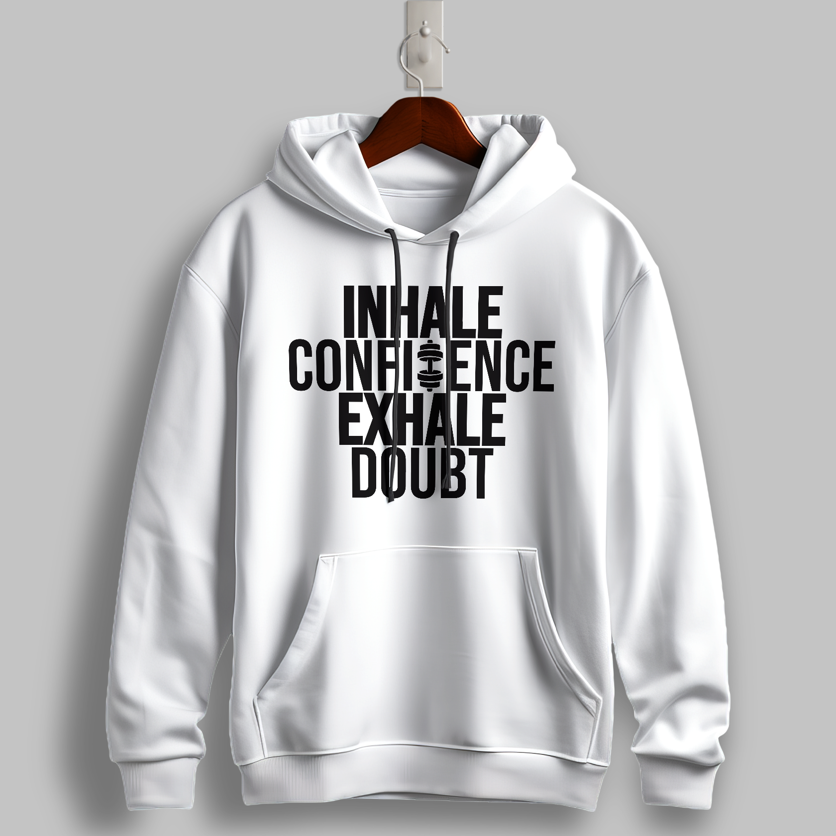 Inhale Confidence, Exhale Doubt Hoodie