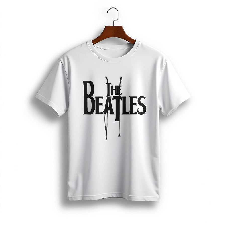 The Beatles Classic Drop-T Minimalist Graphic T-Shirt