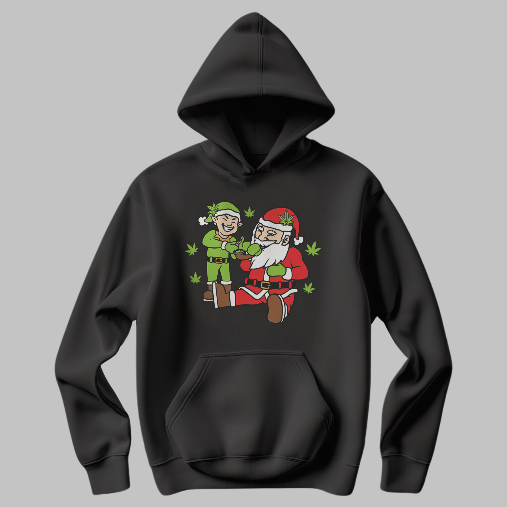 Blue Santa Hoodie - Festive & Cozy for the Holiday Season