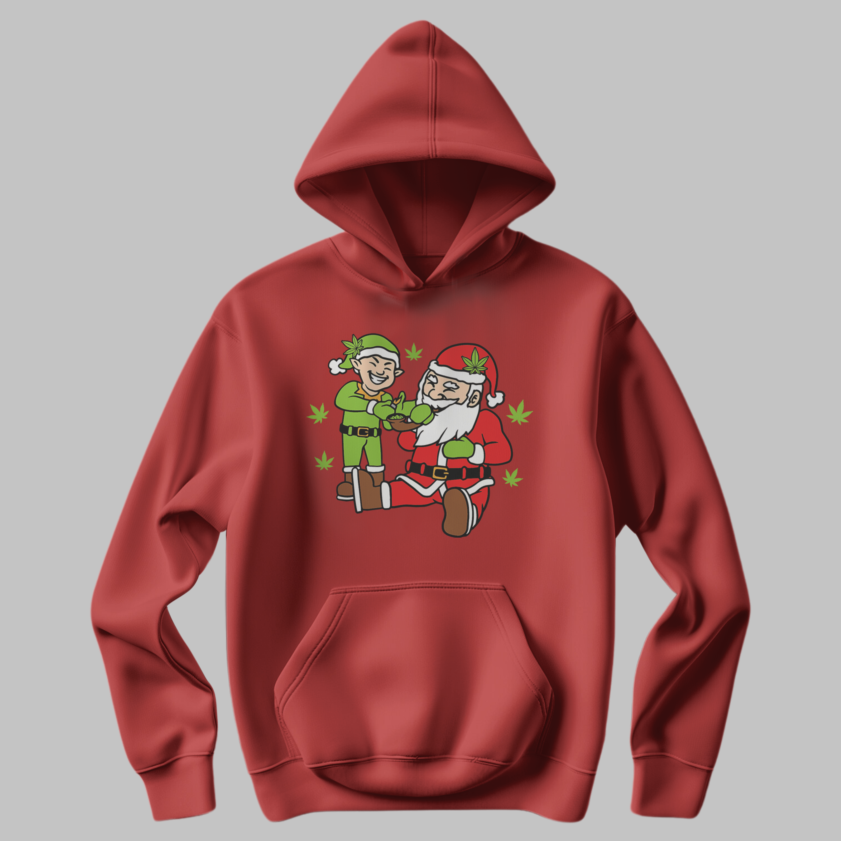 Blue Santa Hoodie - Festive & Cozy for the Holiday Season