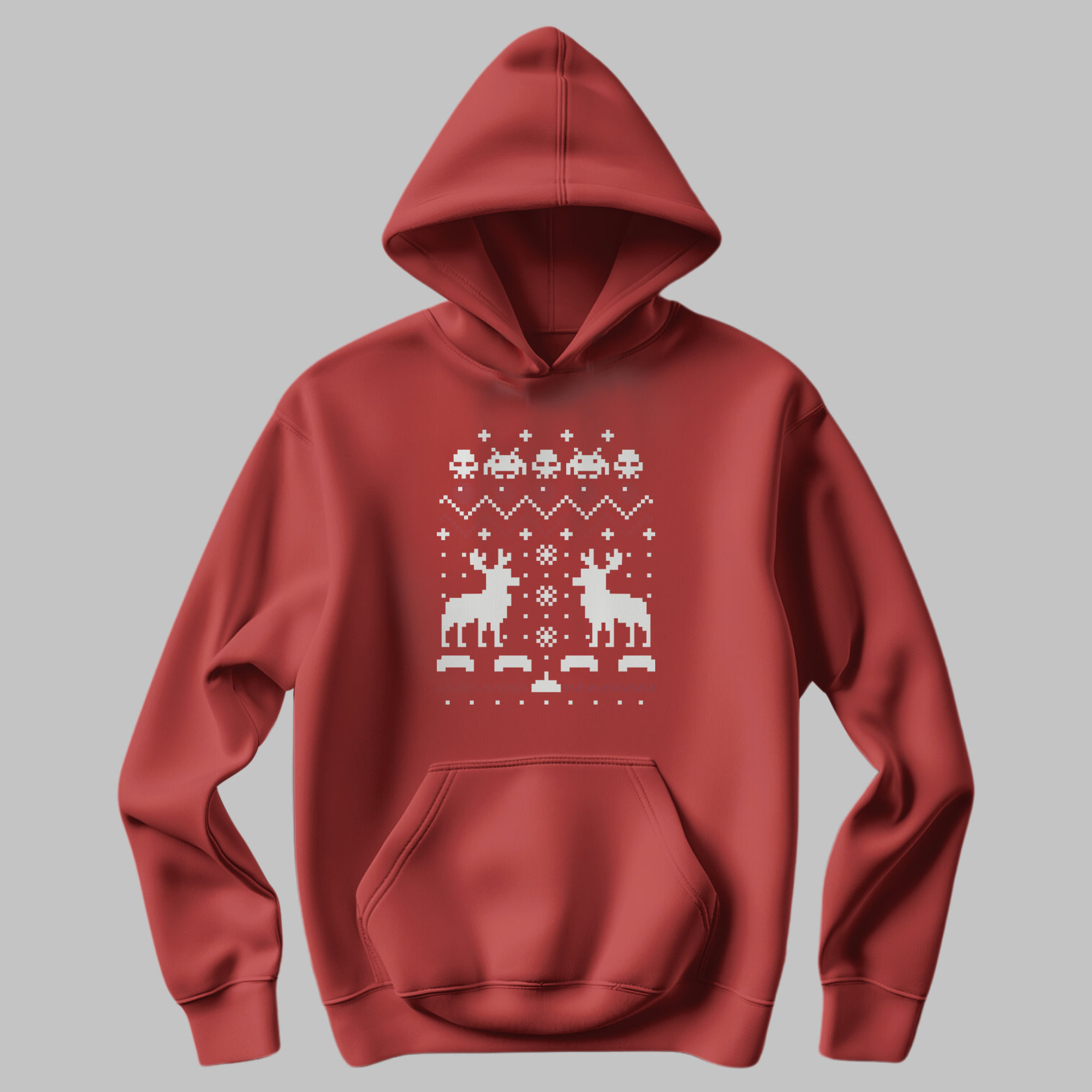 Festive Deer Hoodie – Perfect for Cozy Christmas Vibes