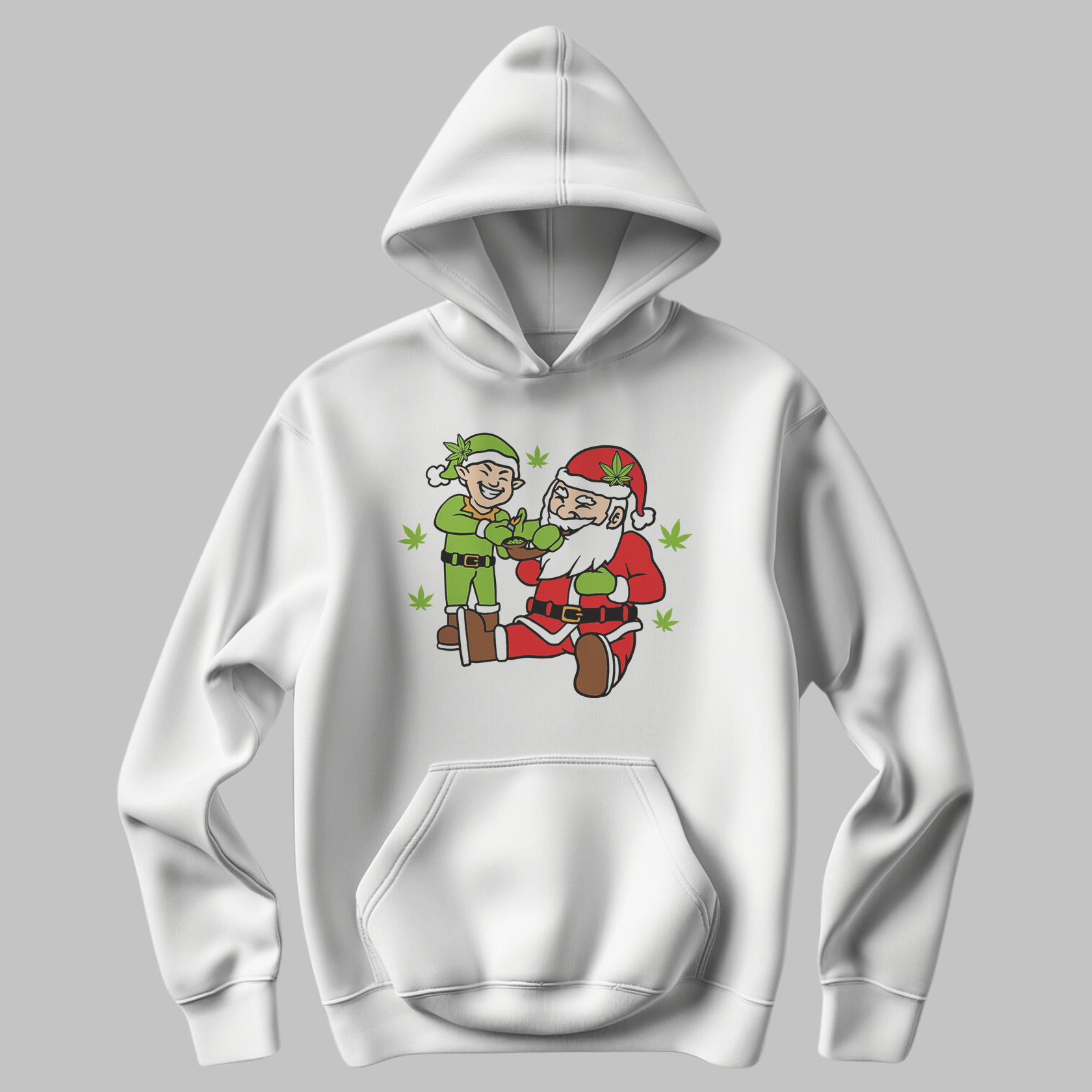 Blue Santa Hoodie - Festive & Cozy for the Holiday Season