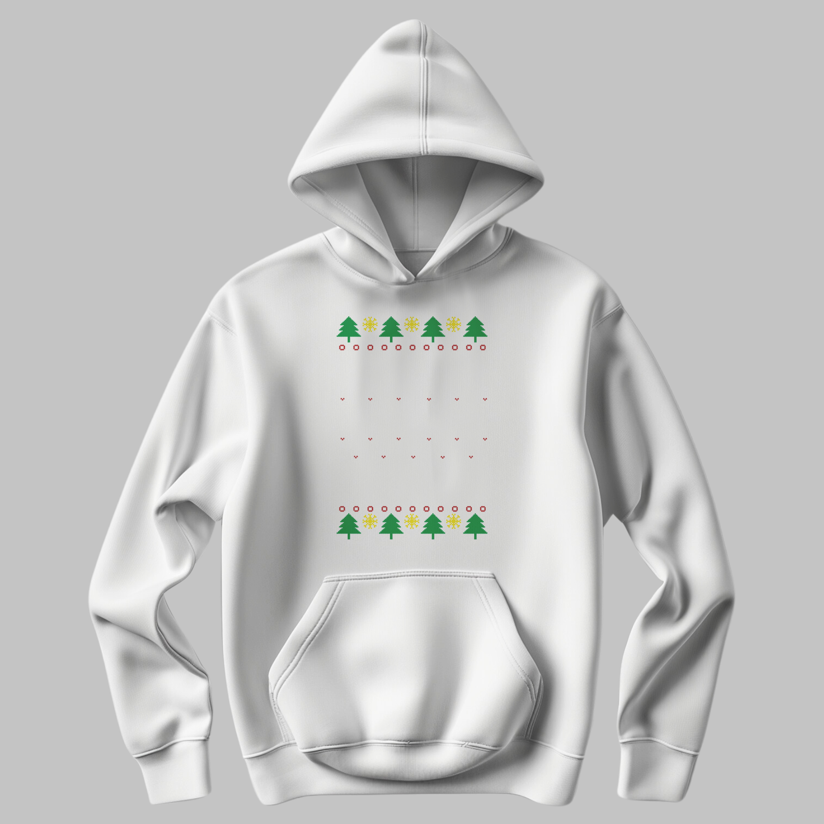Christmas Trees Hoodie – Cozy & Festive Holiday Design