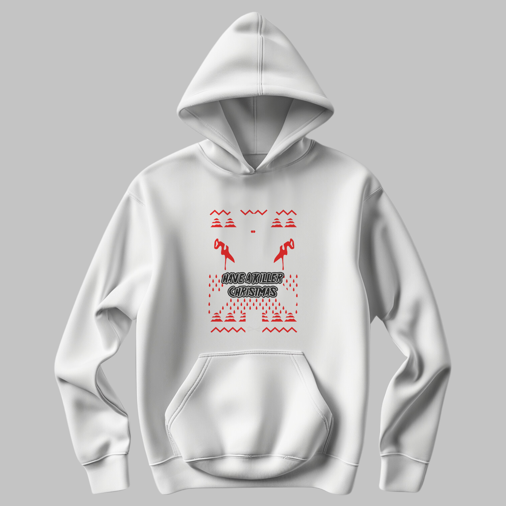Killer Christmas Hoodie – Bold & Festive Holiday Design