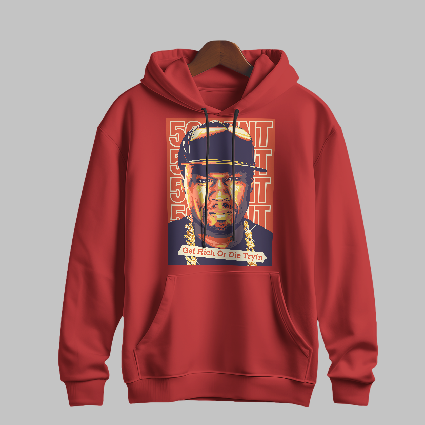 50 Cent Get Rich Hoodie