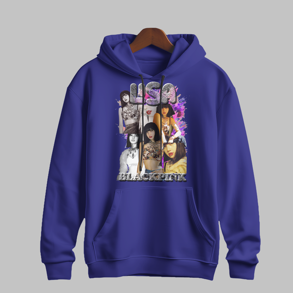 LISA Monochrome Splash Hoodie