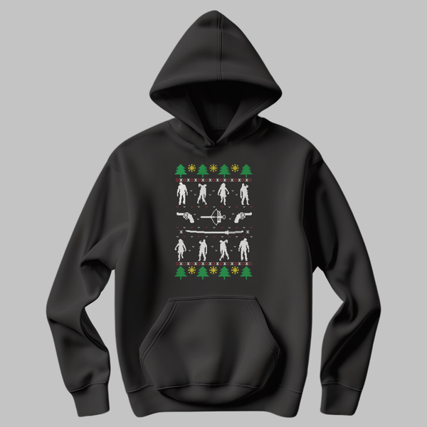 Christmas Trees Hoodie – Cozy & Festive Holiday Design