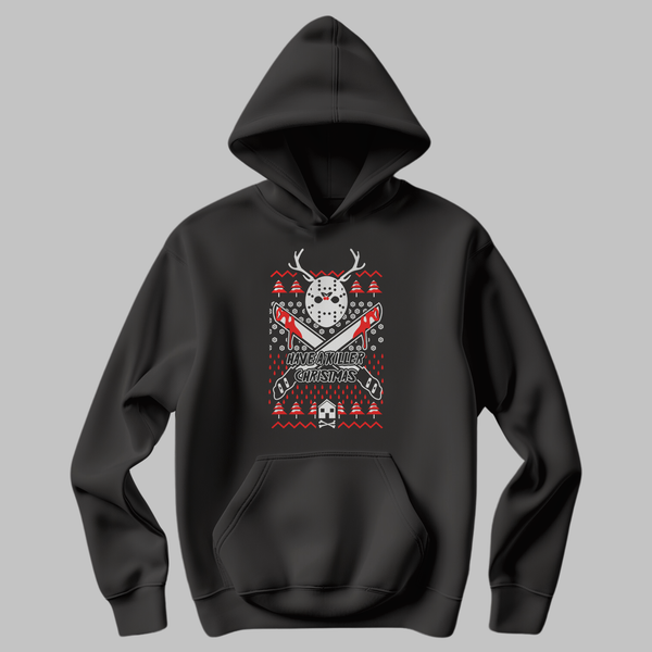 Killer Christmas Hoodie – Bold & Festive Holiday Design