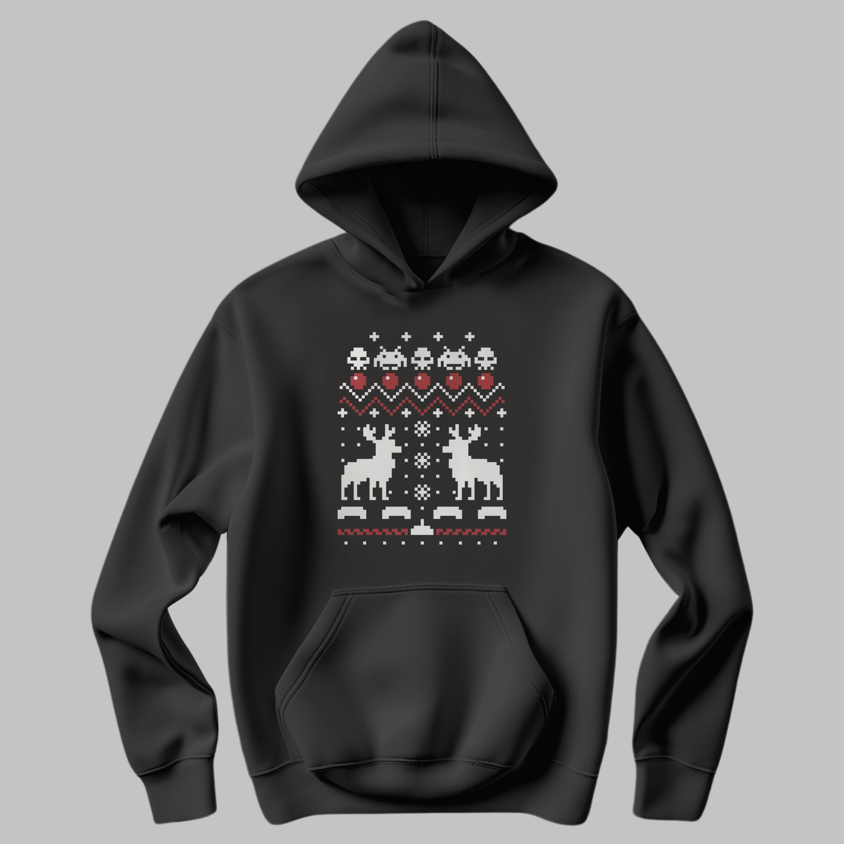 Festive Deer Hoodie – Perfect for Cozy Christmas Vibes