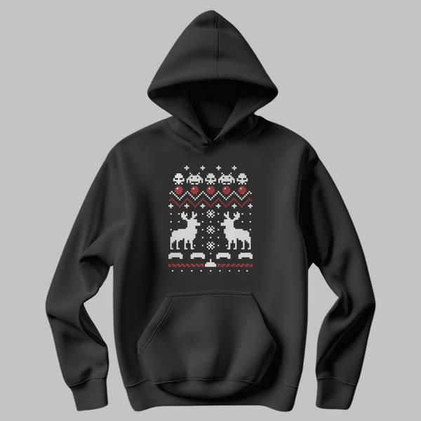 Festive Deer Hoodie – Perfect for Cozy Christmas Vibes