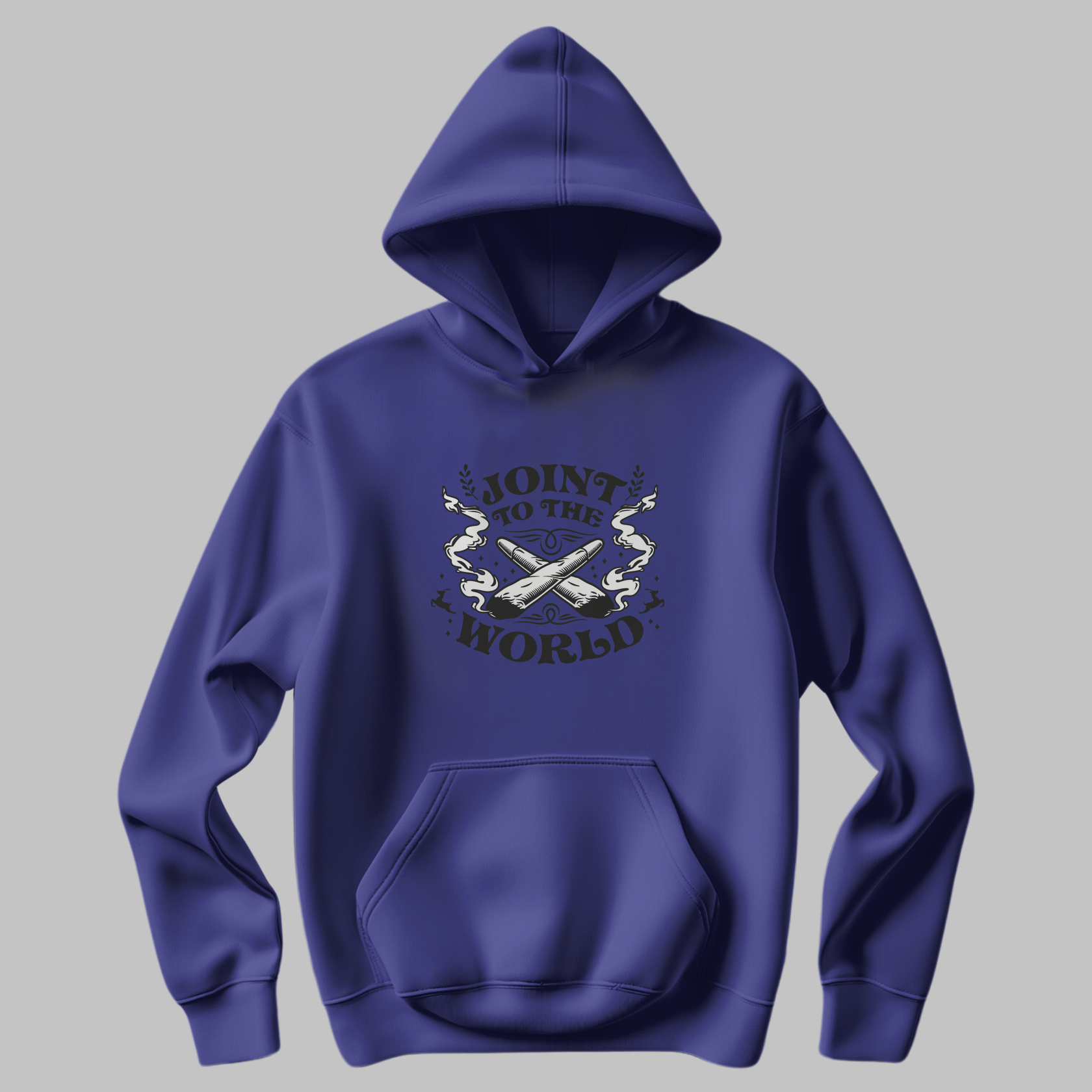 Blue Hoodie with Unique Graphic - Premium Comfort & Style