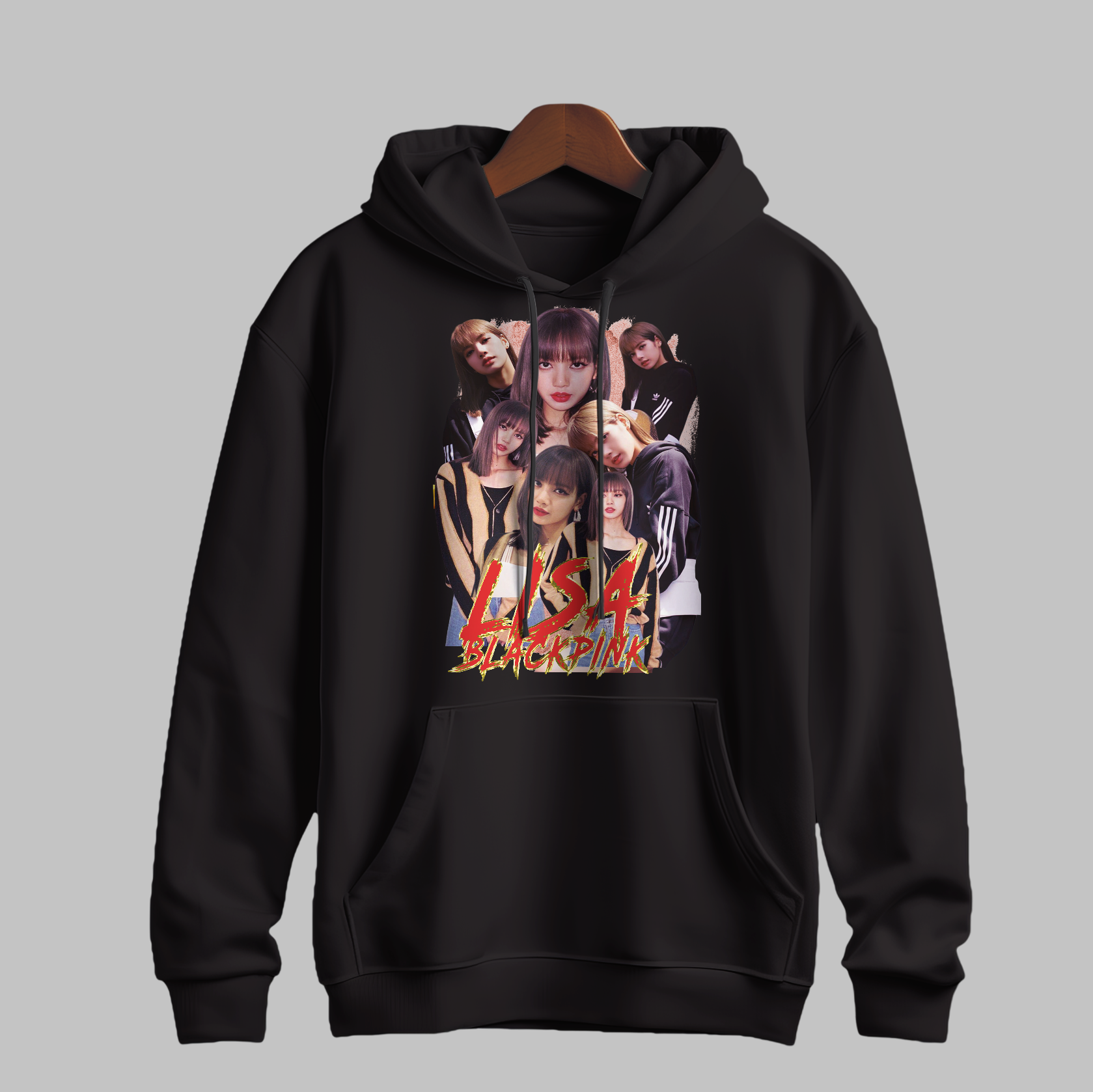 BLACKPINK Lisa Red Flame Hoodie