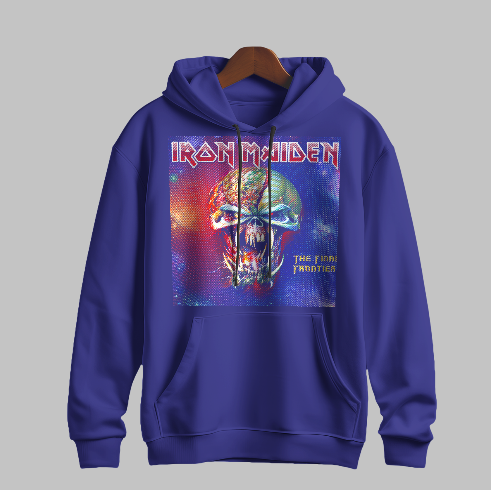Vintage Band Hoodie Iron Maiden