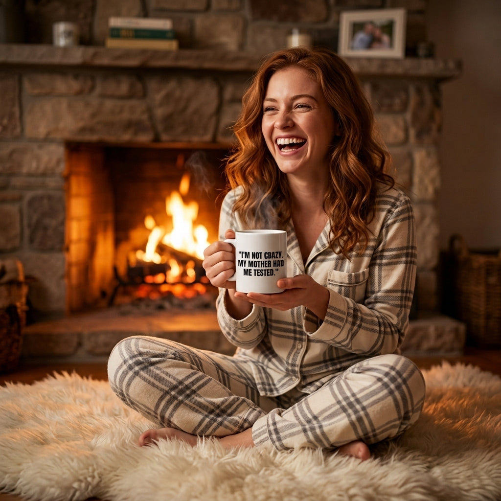 I'm Not Crazy My Mother Had Me Tested Funny Ceramic Coffee Mug - Iconic Sarcastic TV Quote Drinkware Cup (11oz)