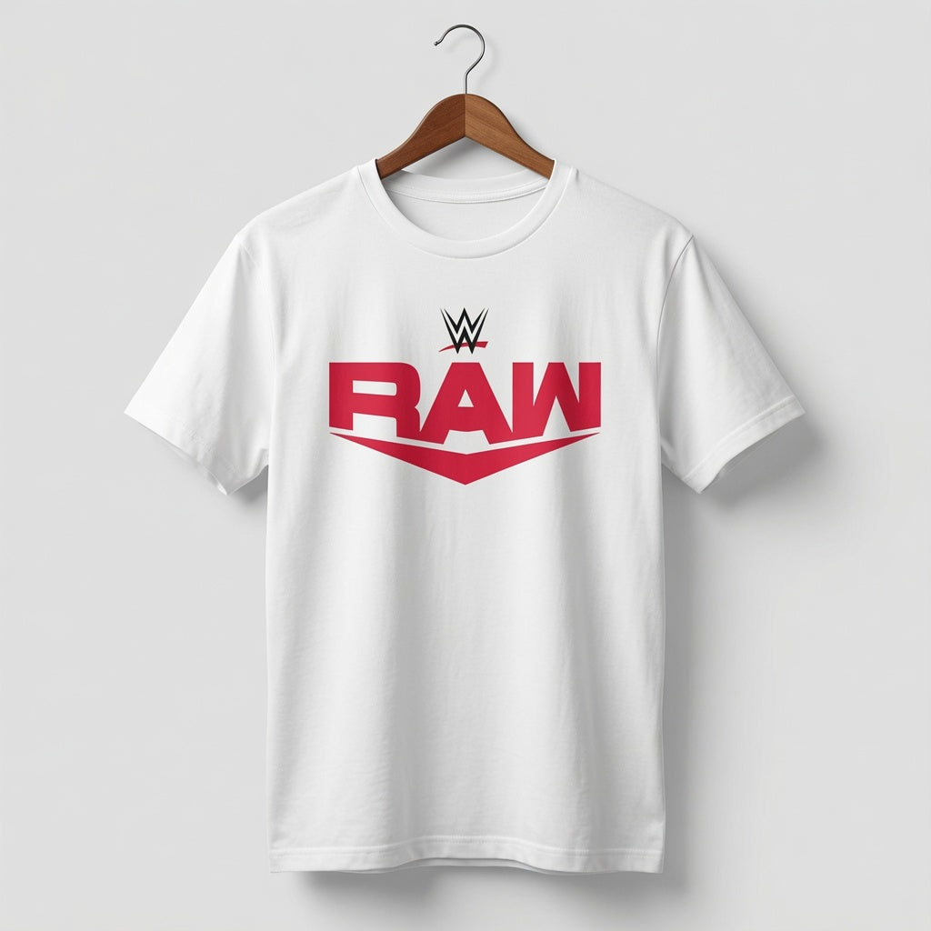 Official WWE RAW Classic Logo Graphic Tee