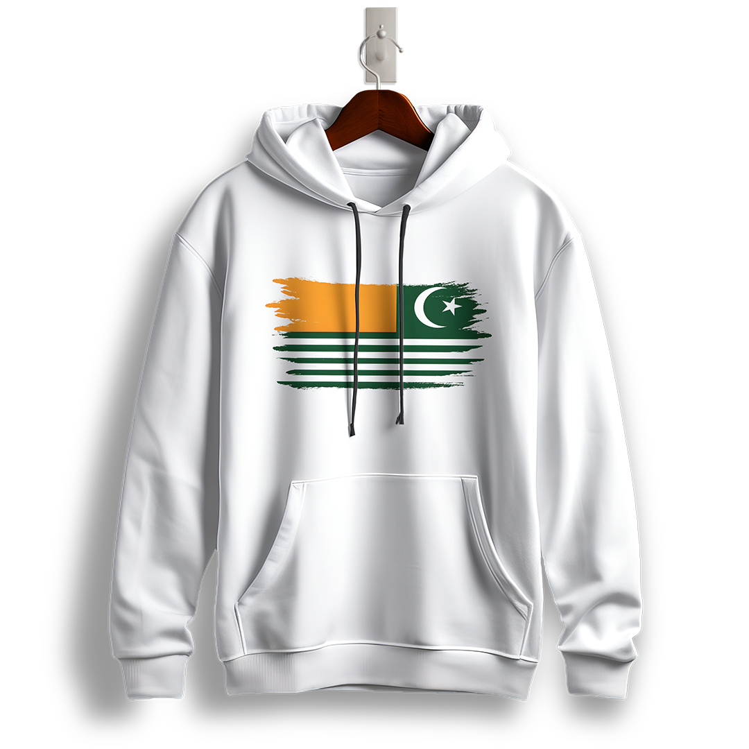 Distressed Azad Jammu and Kashmir Flag Hoodie