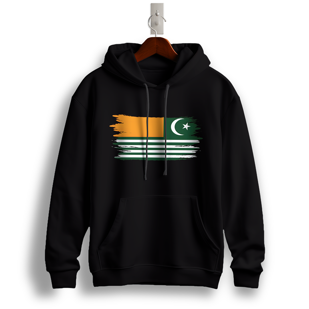 Distressed Azad Jammu and Kashmir Flag Hoodie