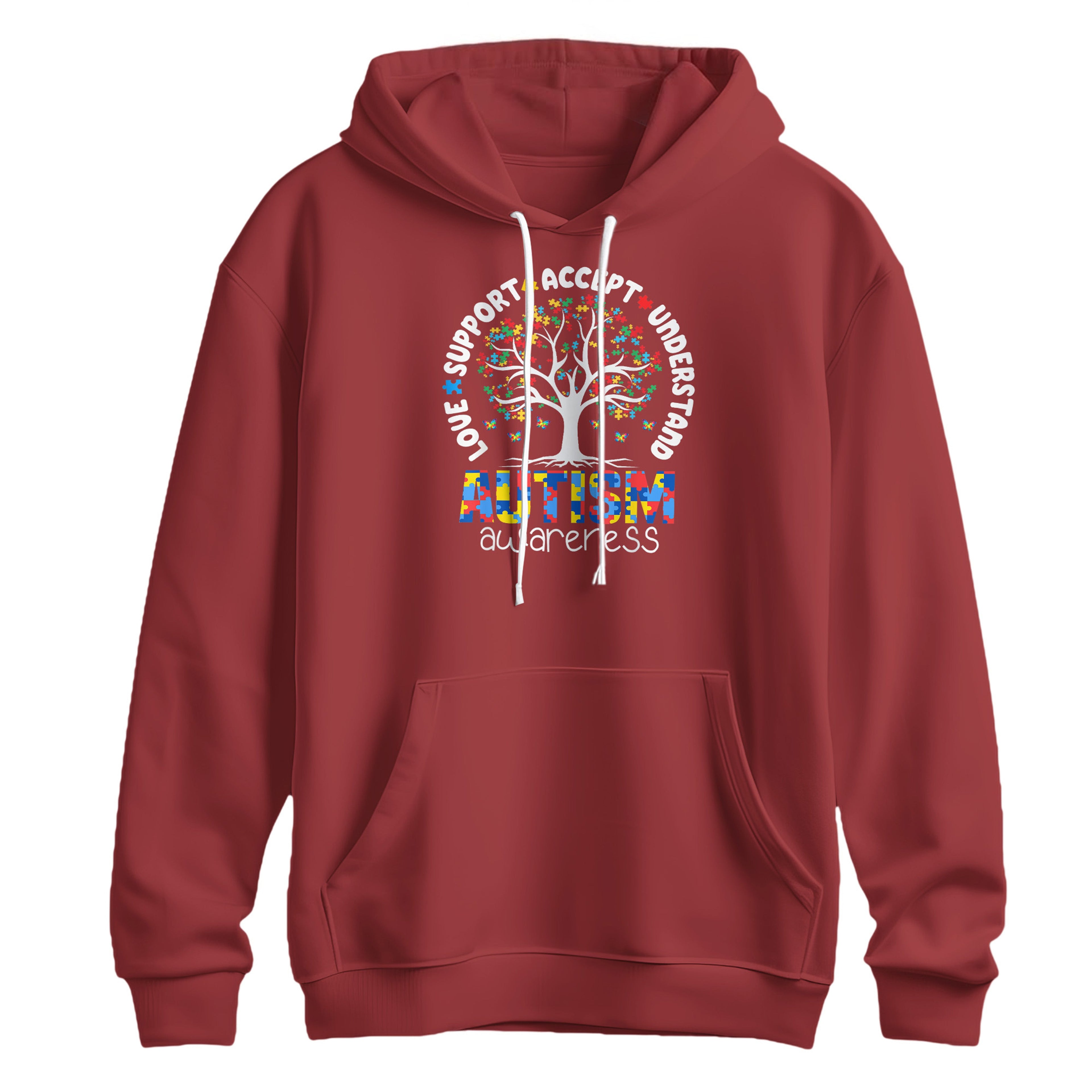 Autism Awareness Tree of Life Support Hoodie