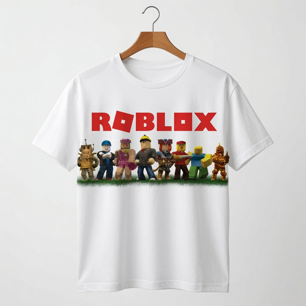 Custom Kids Gaming T-Shirt Avatar Characters Graphic Tee Youth Gamer Gift Shirt